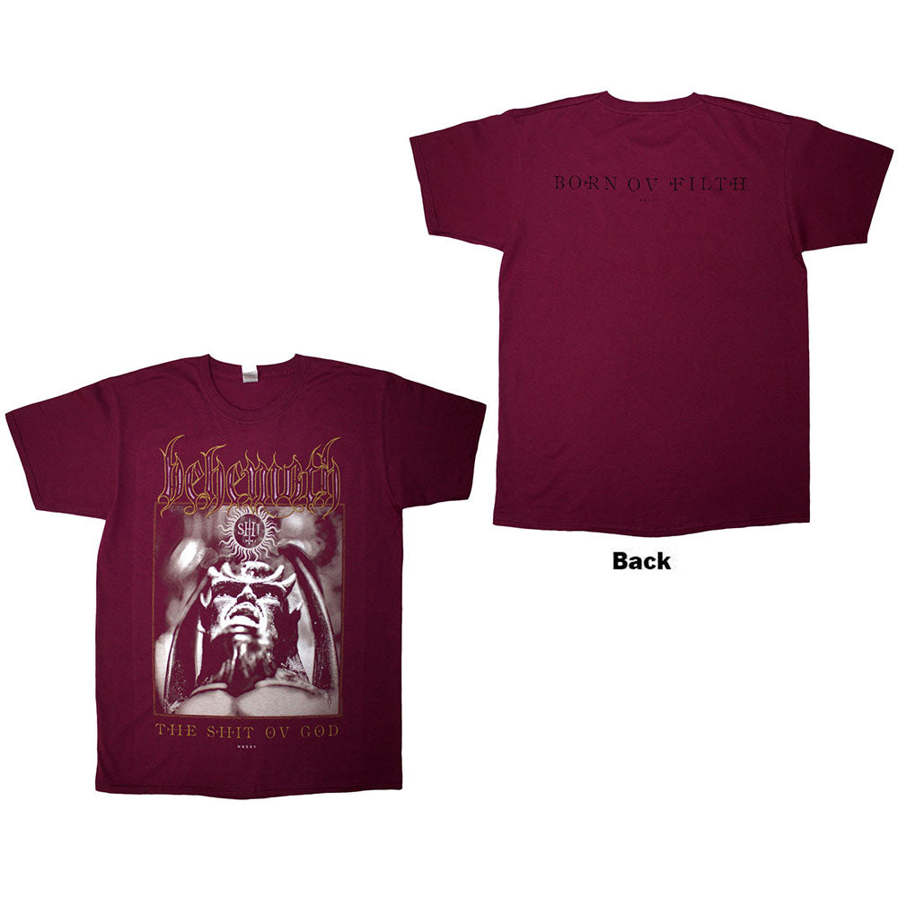 Behemoth | Official T-Shirt | The Shit Ov God Cover (Back Print)