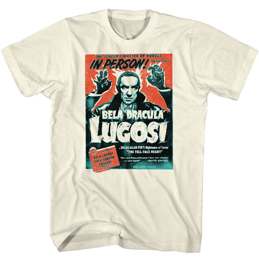 BELA LUGOSI Terrific T-Shirt, In Person Poster