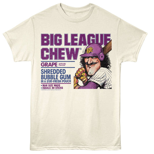 BIG LEAGUE CHEW Eye-Catching T-Shirt, VINTAGE GRAPE