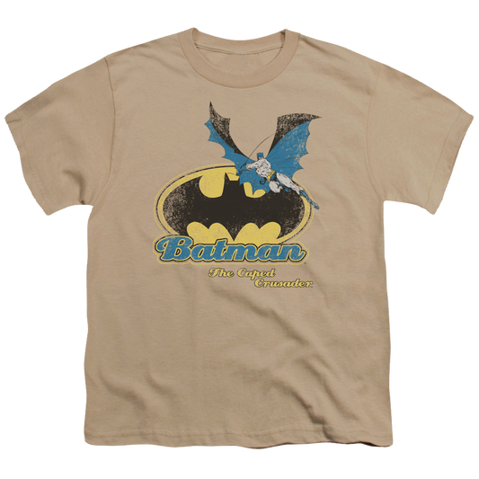 DC Batman Caped Crusader Retro - Youth T-Shirt