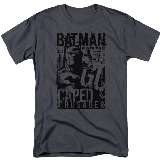 Batman Caped Crusader - Men's Regular Fit T-Shirt Style001