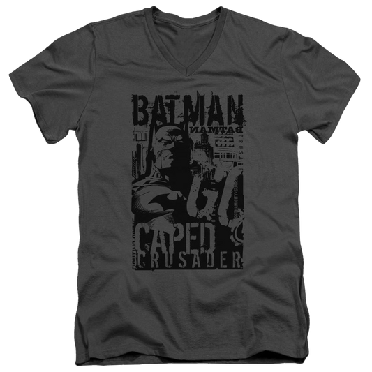 Batman Caped Crusader - Men's V-Neck T-Shirt