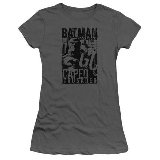 Batman Caped Crusader - Juniors T-Shirt