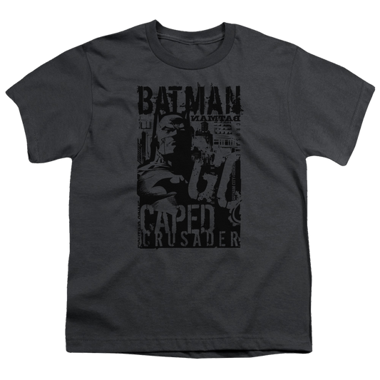 DC Batman Caped Crusader - Youth T-Shirt Style001