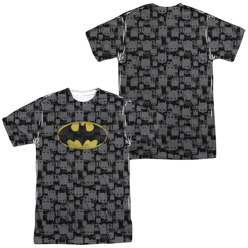 Batman Caped Crusader Repeat Men's All Over Print T-Shirt