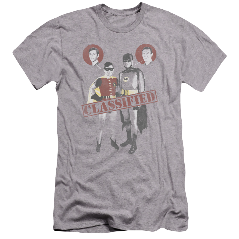 Batman - Classic TV Series Classified - Men's Premium Slim Fit T-Shirt