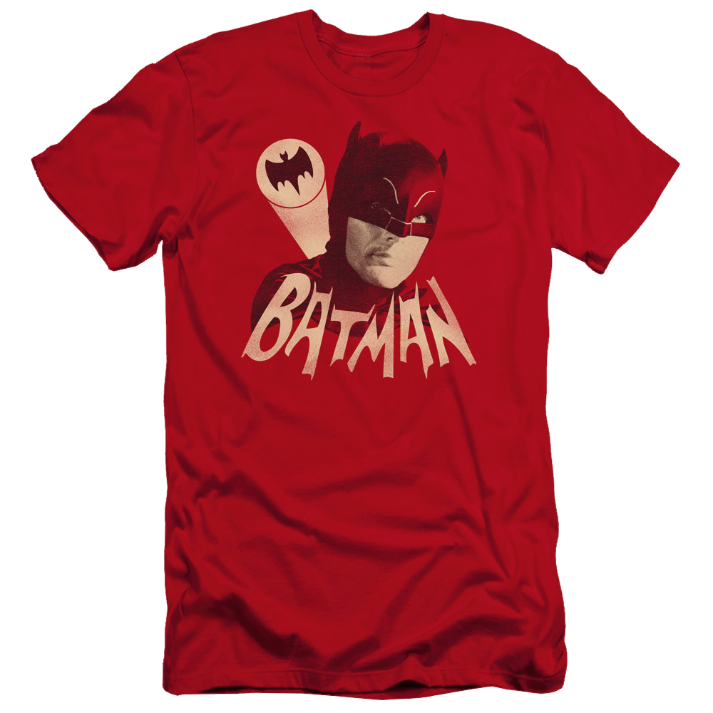 Batman - Classic TV Series Bat Signal - Men's Premium Slim Fit T-Shirt