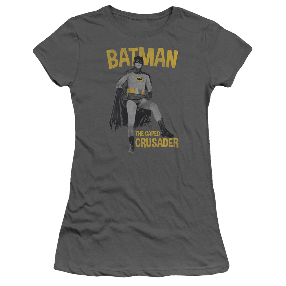 Batman - Classic TV Series Caped Crusader - Juniors T-Shirt