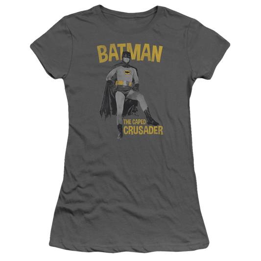 Batman - Classic TV Series Caped Crusader - Juniors T-Shirt