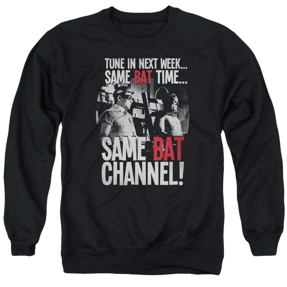 Batman - Classic TV Series Bat Channel - Men's Crewneck Sweatshirt