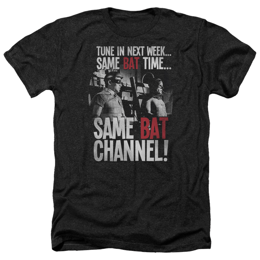 Batman - Classic TV Series Bat Channel - Men's Heather T-Shirt