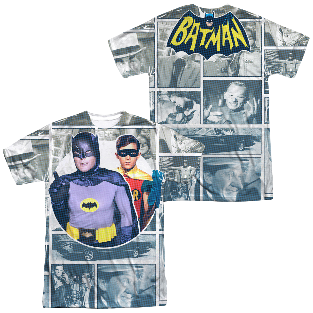 Batman - Classic TV Series 60s Panels Men's All Over Print T-Shirt