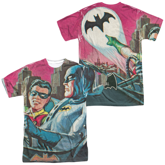 Batman - Classic TV Series Bat Signal Men's All Over Print T-Shirt