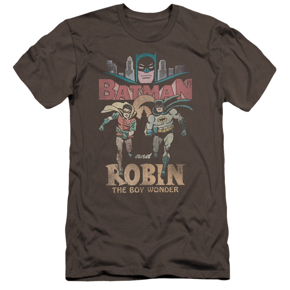 Batman - Classic TV Series Classic Duo - Men's Premium Slim Fit T-Shirt