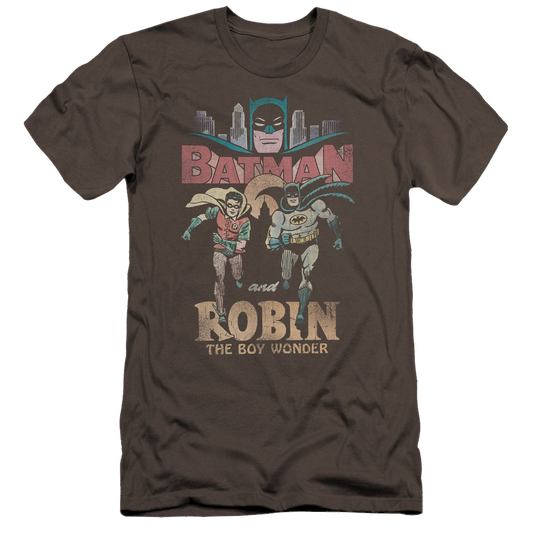 Batman - Classic TV Series Classic Duo - Men's Premium Slim Fit T-Shirt