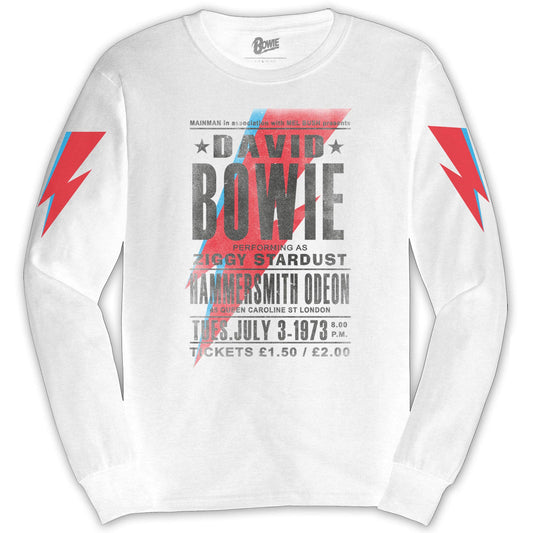 DAVID BOWIE Attractive T-Shirt, Hammersmith Odeon Style003