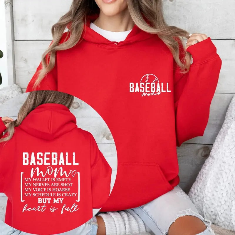 Baseball Mom Sweatshirt Sport Mom Sweatshirt Baseball Sweatshirt Baseballer Mom Sweatshirt Baseball Game Fan Gift Game Day Sweatshirt TK43GN