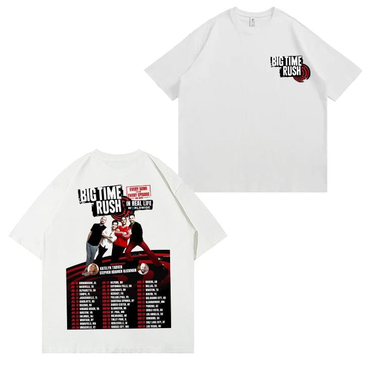 Big Time Rush 2025 World Tour Shirt, Limited Graphic Drop