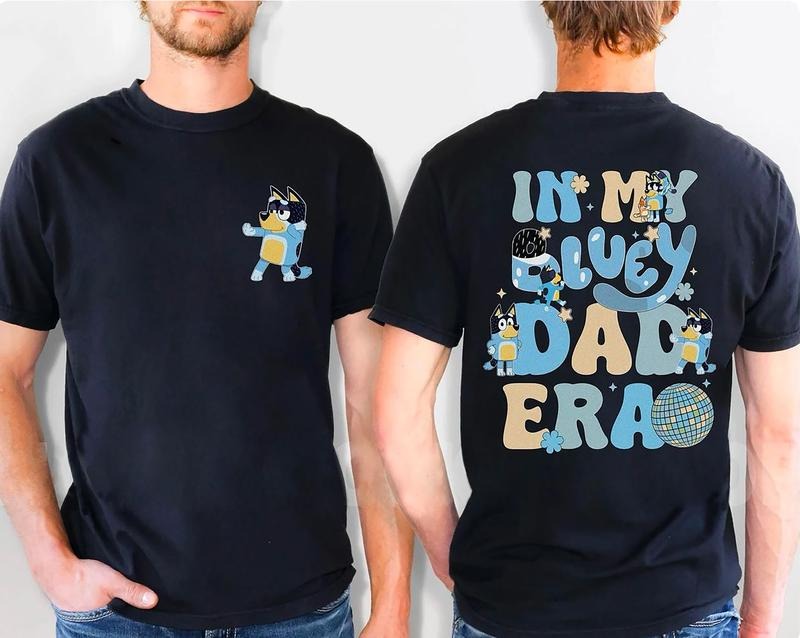 Bluey Cool Dad Club Shirt, Bandit Cool Dad Club Tshirt, Bluey Father's Day Shirt, Dad Birthday Tee, Father's Day Shirt, Dad Bluey Shirt, Bluey Family Shirt