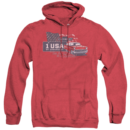 Chevrolet See The Usa - Heather Pullover Hoodie