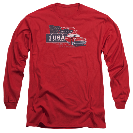 Chevrolet See The Usa - Men's Long Sleeve T-Shirt