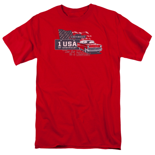 Chevrolet See The Usa - Men's Regular Fit T-Shirt