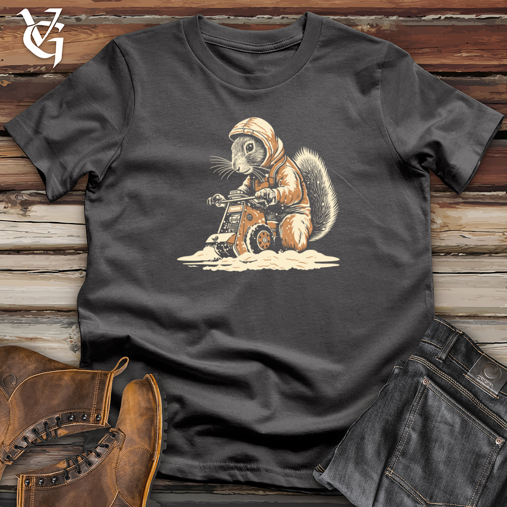 Vintage Snow Blower Squirrel Softstyle Tee