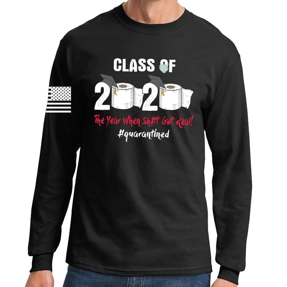 Class of 2020 Quarantine Long Sleeve T-shirt Style001