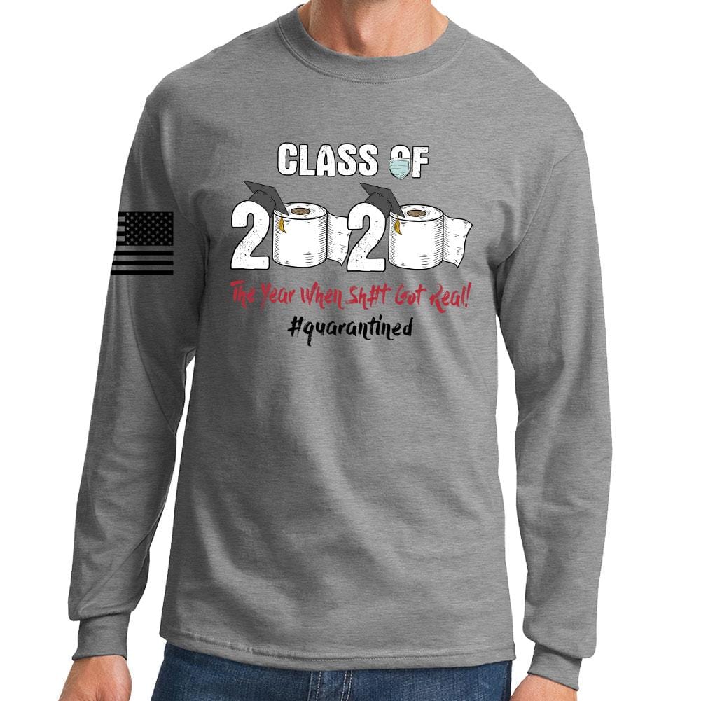 Class of 2020 Quarantine Long Sleeve T-shirt Style001