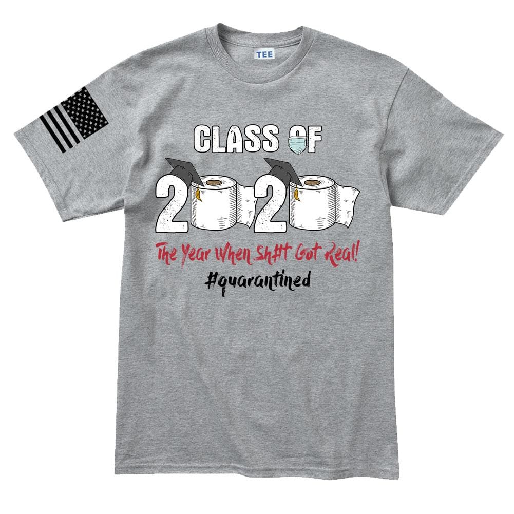 Mens Class of 2020 Quarantine T-shirt