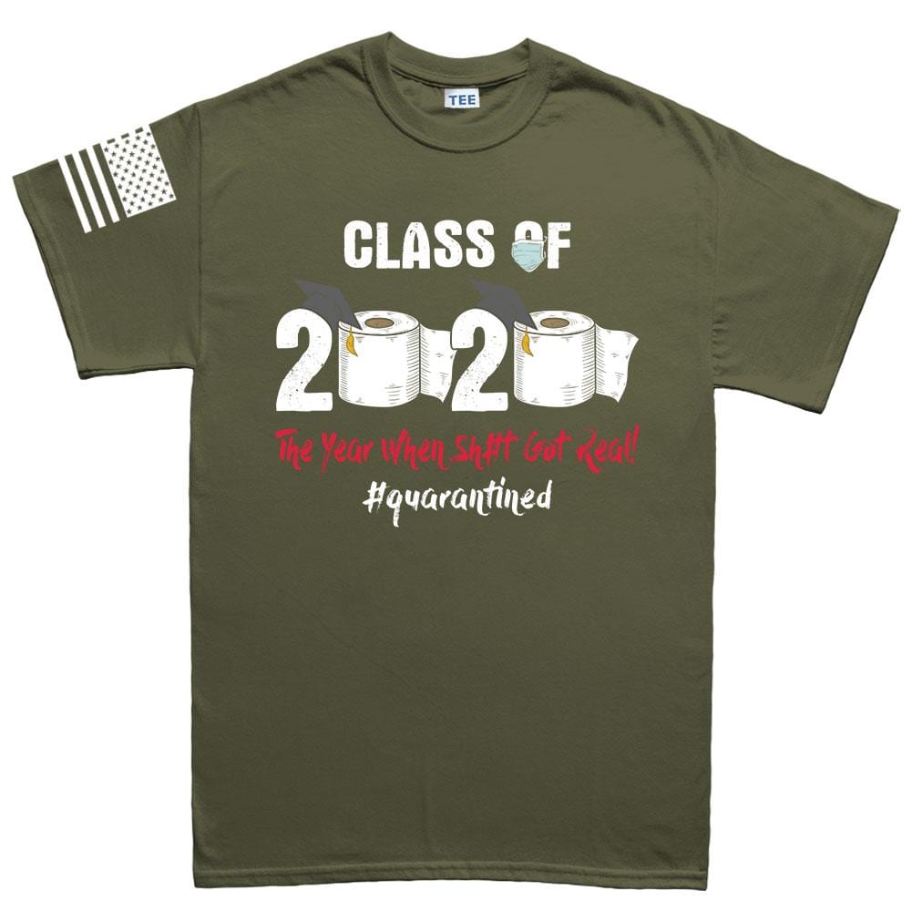 Mens Class of 2020 Quarantine T-shirt