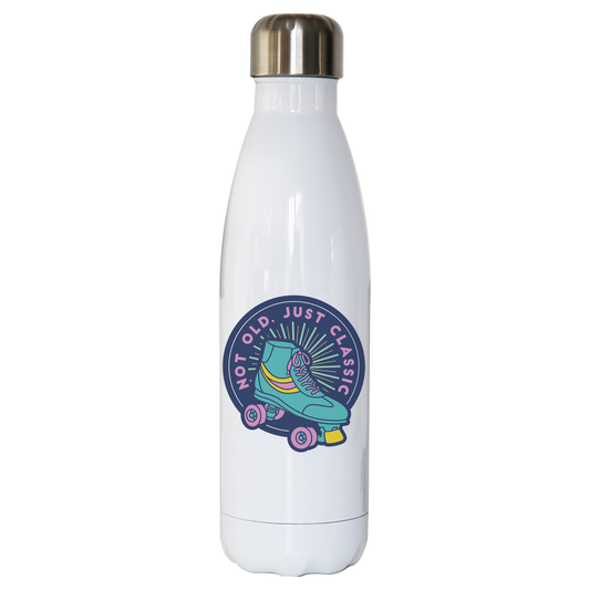 Classic rollerskate water bottle stainless steel reusable