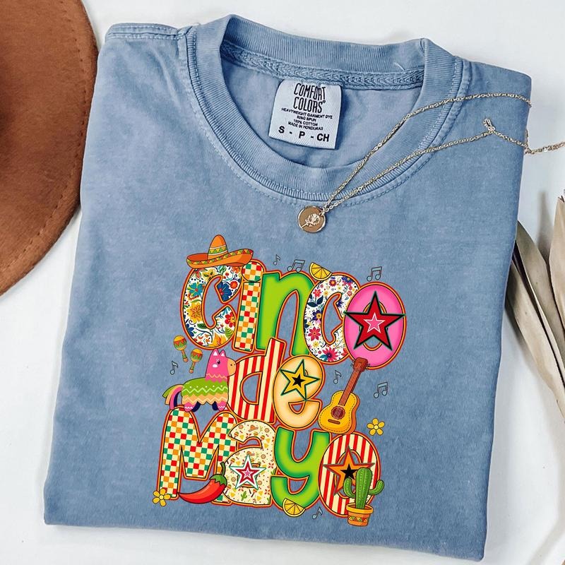 Comfort Colors Cinco de Mayo Shirt, Nacho Average Fiesta T-Shirt,Mexican Hat Shirt, Mexican Party Tee, Mexican Girly Festival 2025