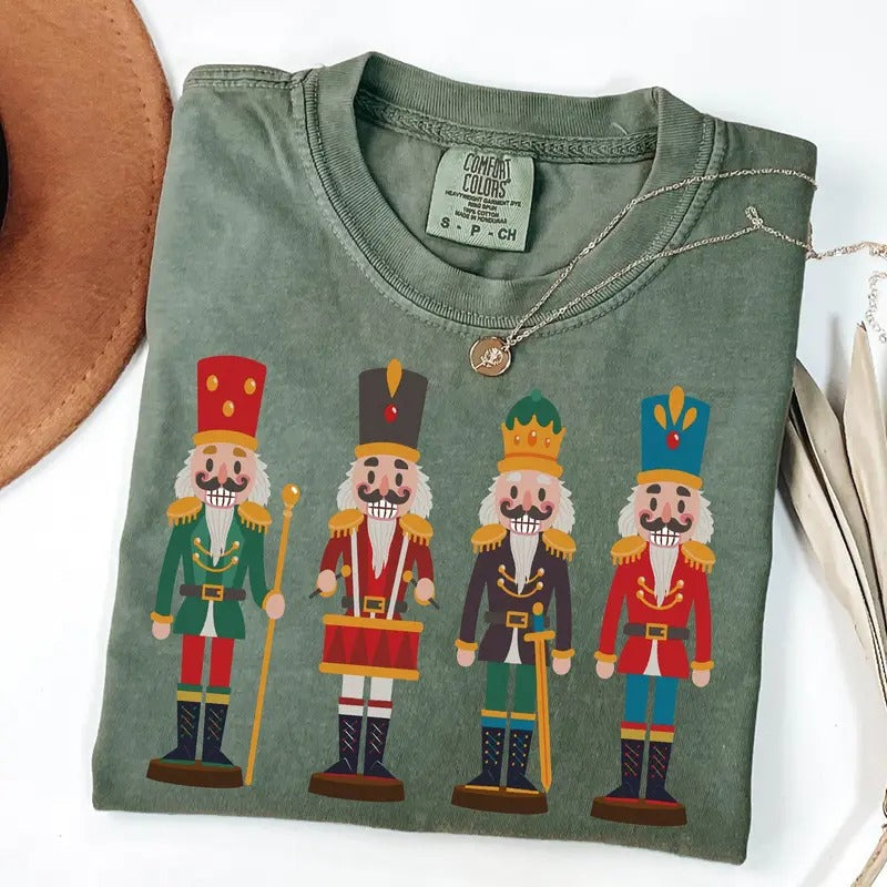 Comfort Colors Nutcracker Shirt, Sugar Plum Fairy Shirt, Cute Christmas Shirt, Womens Holiday Gift, Christmas Graphic Tee, Xmas Shirt