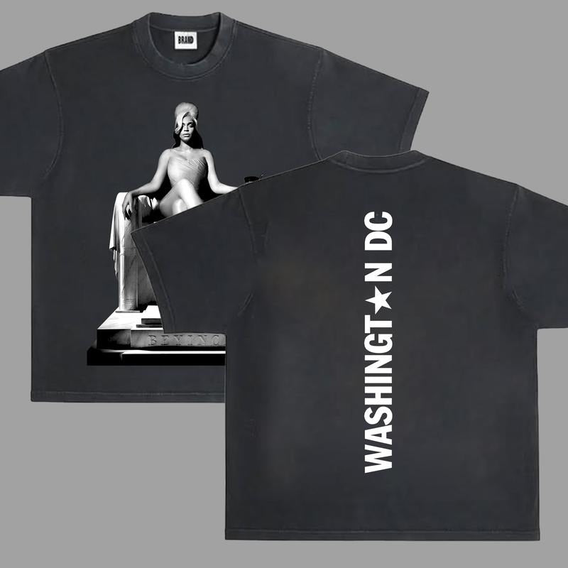 DC Energy Drip T-Shirt, Cowboy Concert 2025 Streetwear, Trendy Tourist Core Summer Fit