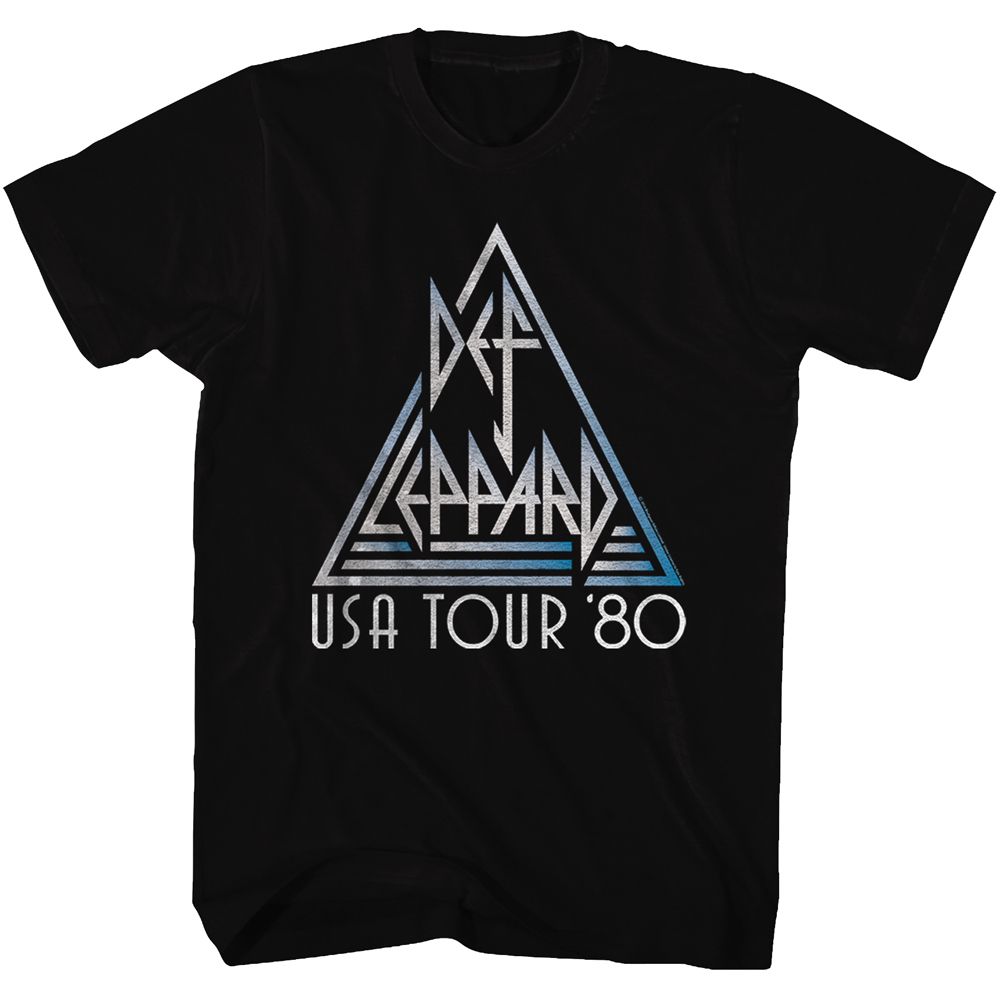 DEF LEPPARD Eye-Catching T-Shirt, USA Tour '80