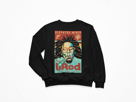 "Lifted Mindz BLK" Uni-Sex Crewneck Sweatshirt