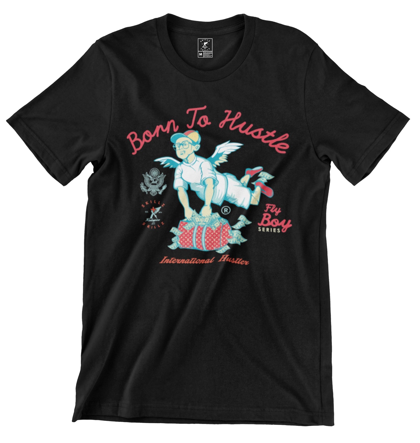"Fly Baggin Boy BLK" Tee