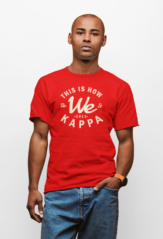 "1911 Kappa" Limited Red Men's Tee