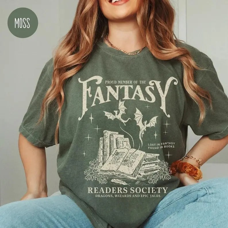 Fantasy Reader Shirt, Fourth Wing T-Shirt, Retro Acotar Shirt, Dragon Rider Shirt, Basgiath War College Shirt, Book Lover Shirt, Womens Tshirt, Book Lover Gift, Reading Book, Womens Book Gift, Bookish Gift, gift for her