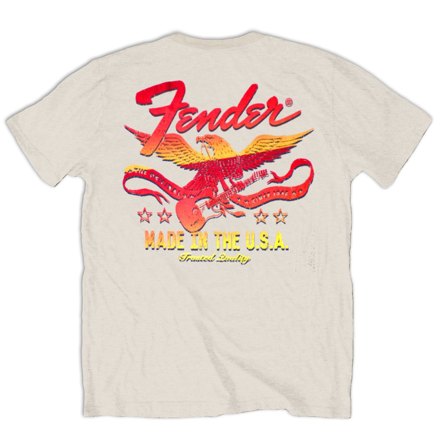 Fender | Official T-Shirt | Made In The USA (Back Print)