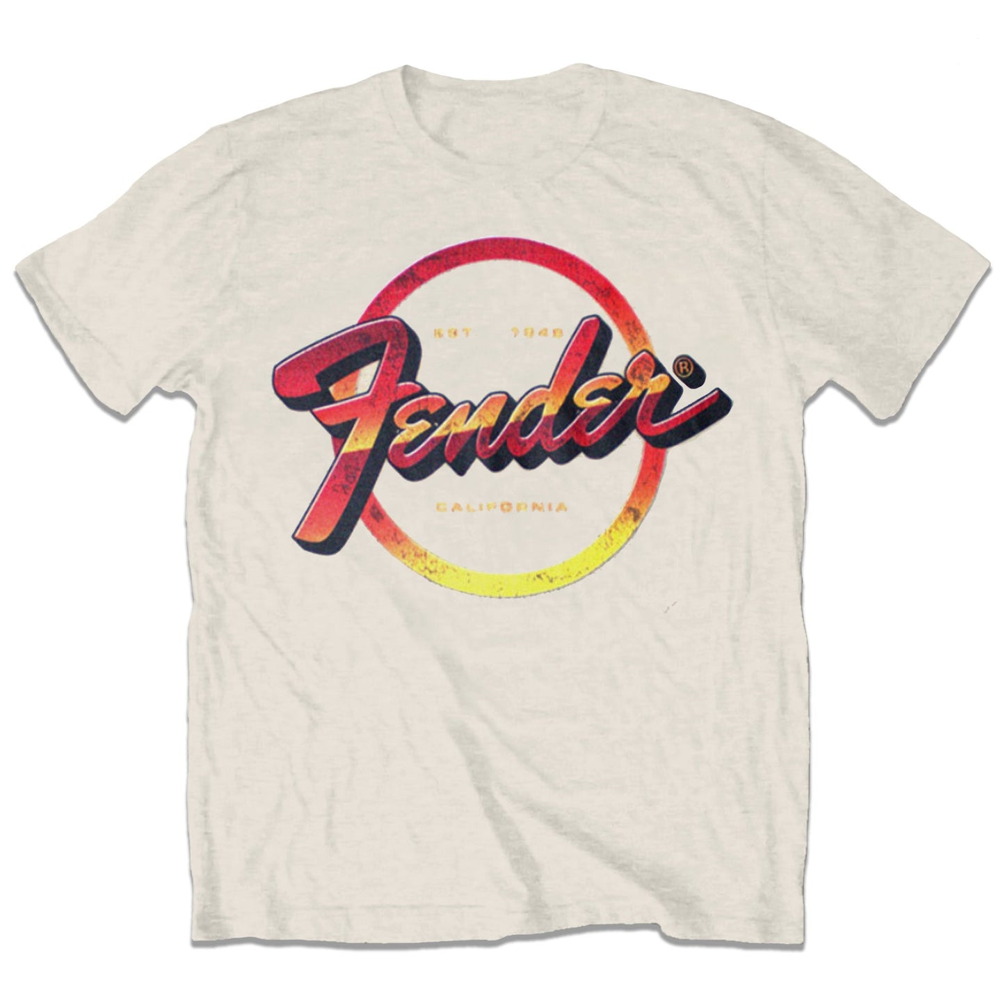 Fender | Official T-Shirt | Made In The USA (Back Print)