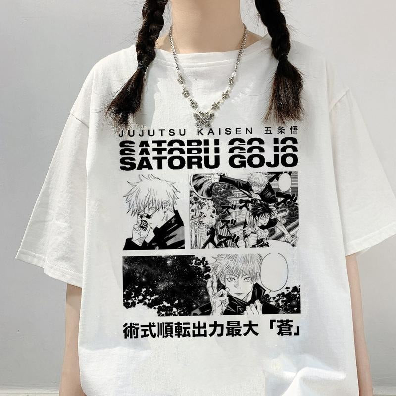 Gojo Gaze Jujutsu Kaisen Casual Tee | Jujutsu Kaisen Unisex Shirt | JJK Fan Gift Merch