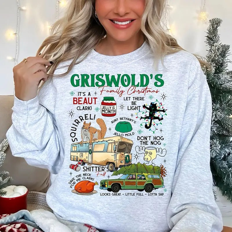 Griswold Christmas Sweatshirt, Griswold Co Shirt, Christmas Tree Farm Shirt, Family Vacation Matching Shirt, National Lampoon's Christmas Vacation Sweatshirt, Vintage Christmas Shirt