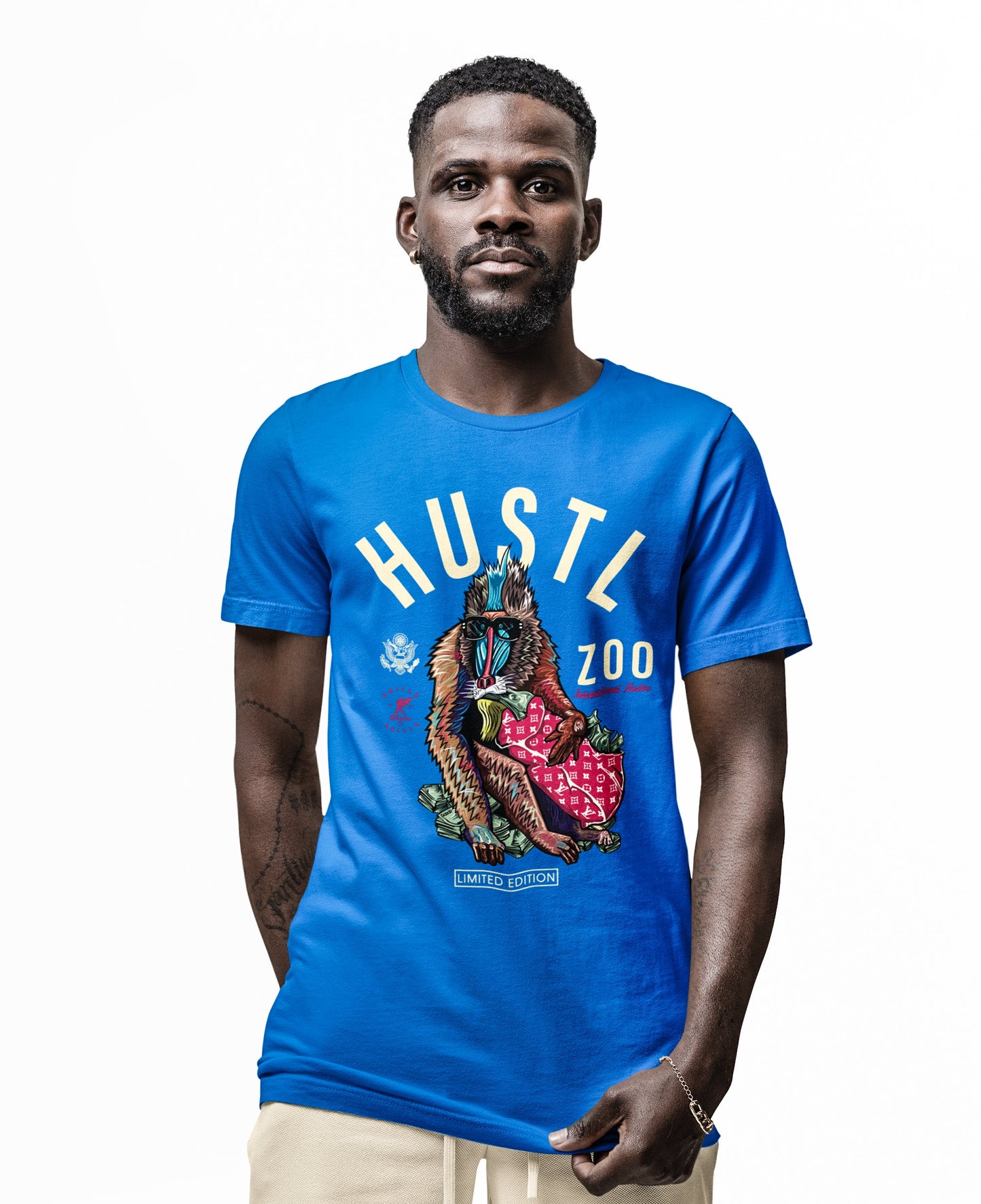 "Hustlers Zoo Blue" Limited Edition Tee