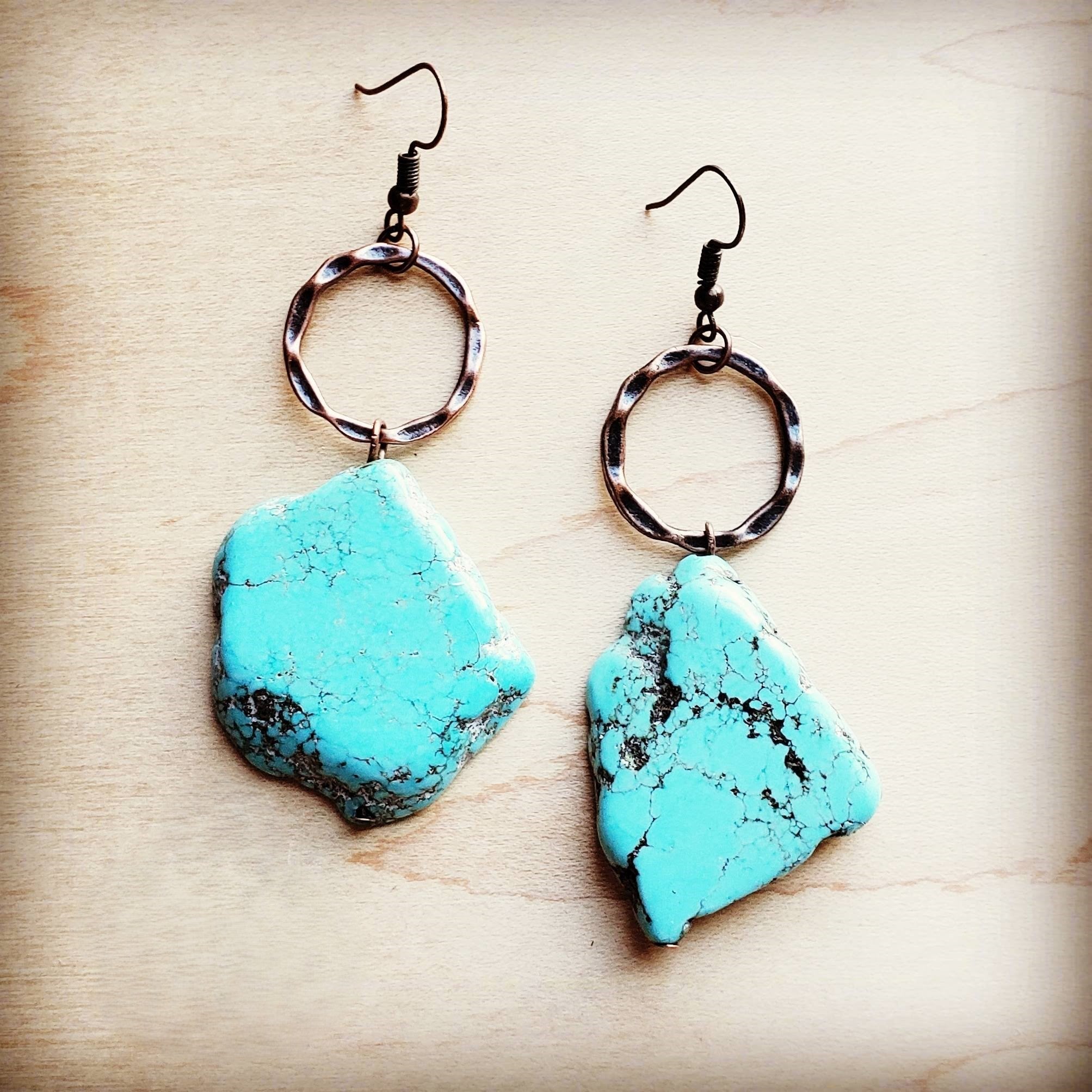 Blue Turquoise Chunky Earrings 215q T-Shirts, Hoodie, Sweatshirt | VibeWeaveTees.com (Image 1)
