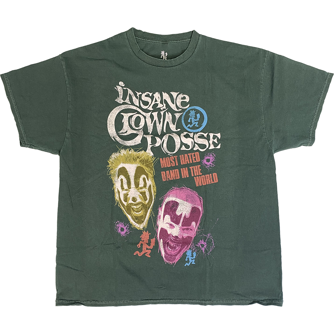 "Most Hated In The World" T-Shirt In Green