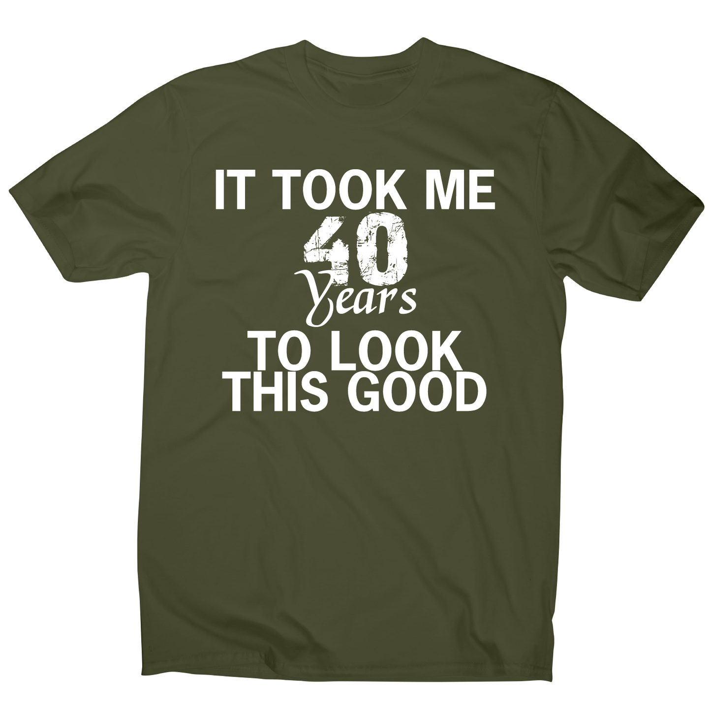 It took me 40 years funny birthday t-shirt men's
