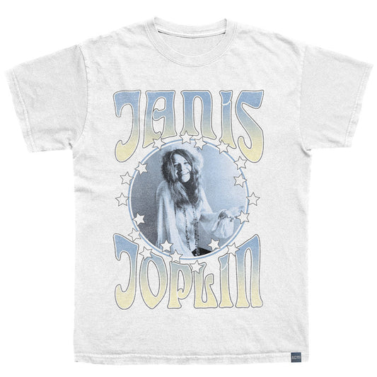 JANIS JOPLIN Made in USA T-Shirt, STARS