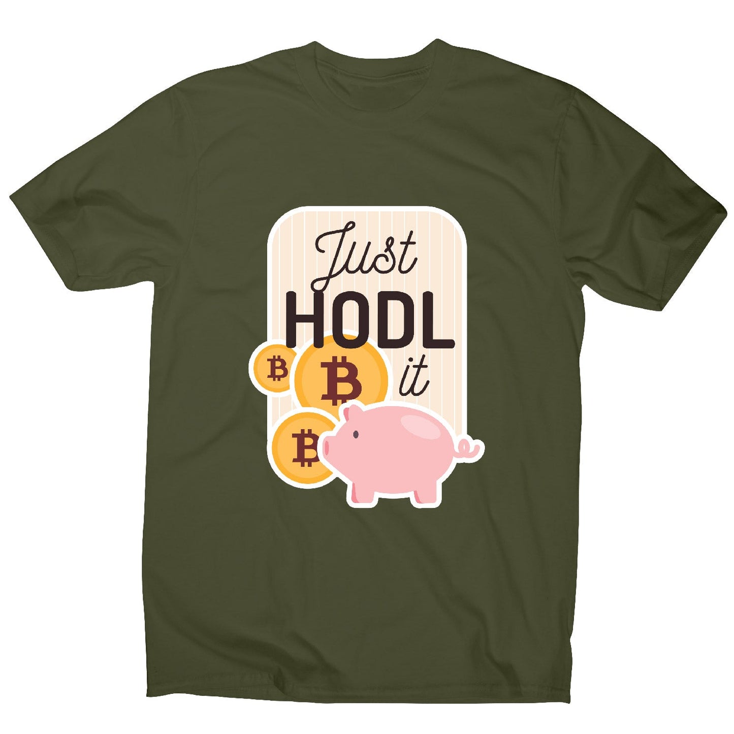 Just hodl it - funny crypto men's t-shirt